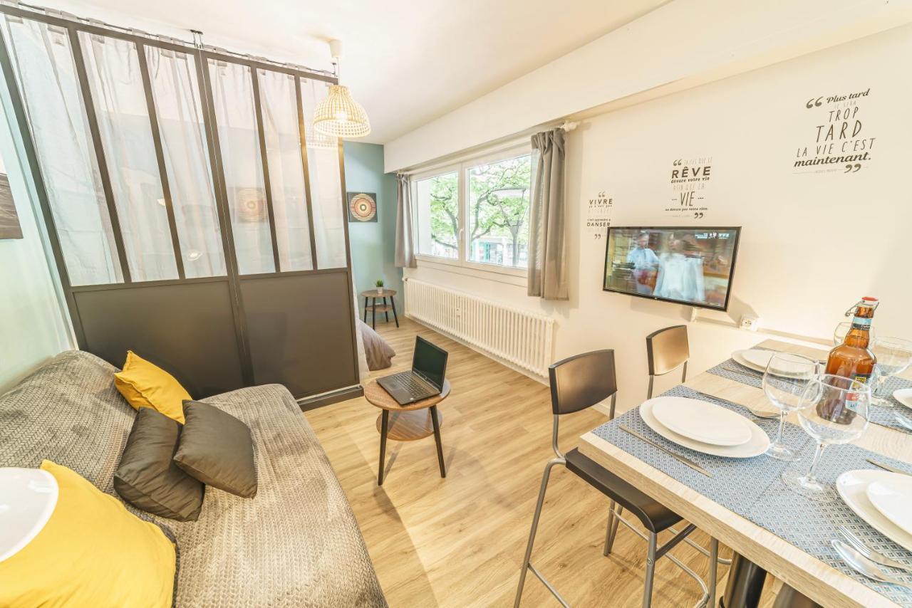Cosy Studio 108 - Chambery Centre - Stationnement - Gare Exteriör bild
